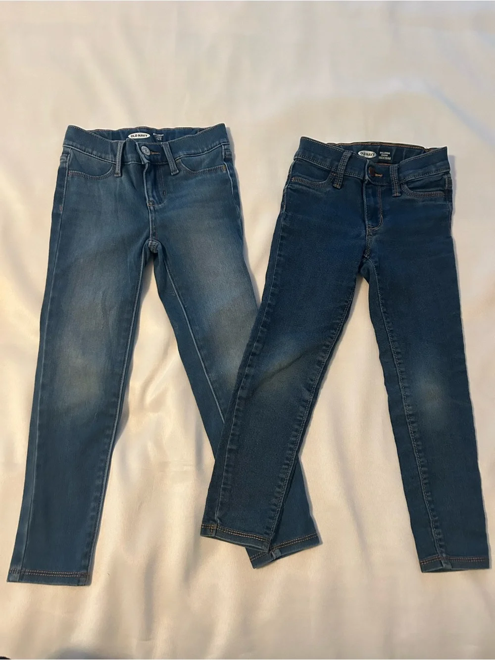 Girls size 6 Denim Jeans Bundle of 5 Assorted Blue Styles from Old Navy and Gap